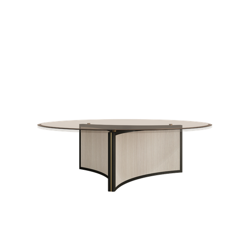 AURA Coffee Table Ø100  | Glass 