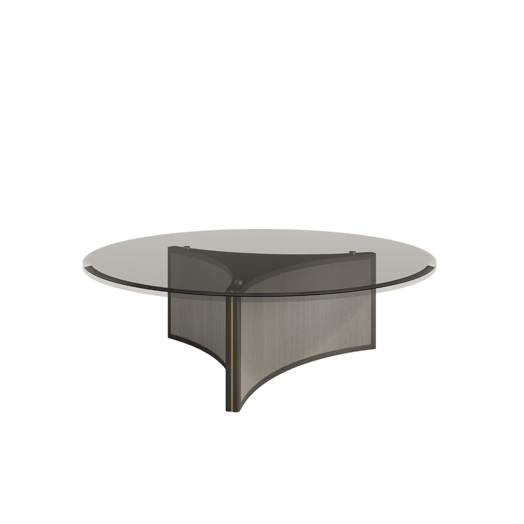 AURA Coffee Table Ø100  | Glass 