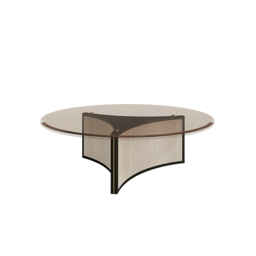 AURA Coffee Table | Glass Ø100 - NEW